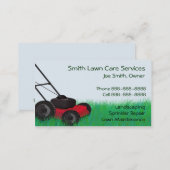 Lawn Yard Maintenance Servies Business Card (Front/Back)