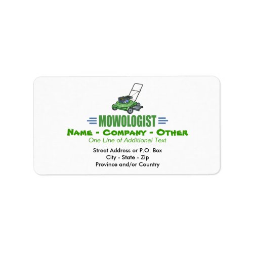 Lawn Yard Mowing Mow Lawns Landscaping Lawn Care Label