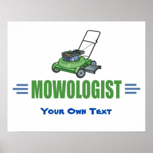 Lawn Yard Mowing, Mow Lawns, Landscaping Lawn Care Poster