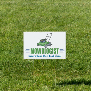 Lawn Yard Mowing, Mow Lawns, Landscaping Lawn Care Sign