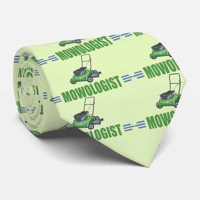 Lawn Yard Mowing, Mow Lawns, Landscaping Lawn Care Tie (Rolled)