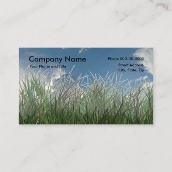 Lawncare Business Card by BusinessCardsCards at Zazzle