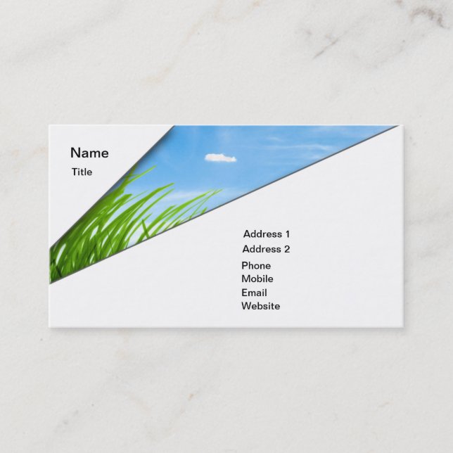 Lawncare Business Card (Front)