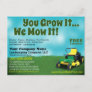 Lawncare Landscaping Grass Cutting Flyer Postcard