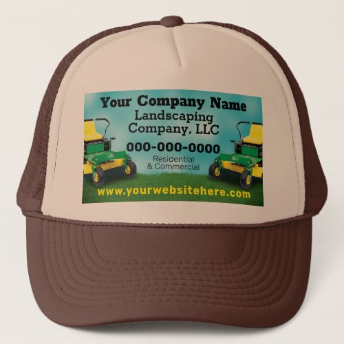 Lawncare Landscaping Grass Cutting Trucker Hat