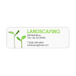 Lawncare Landscaping Lawn Green Sprouts Label at Zazzle