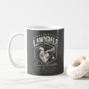 LAWNDALE LOS ANGELES CALIFORNIA VINTAGE COFFEE MUG