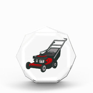 Lawnmower Acrylic Award