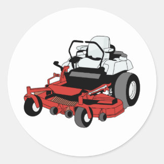 Lawn Mower Stickers | Zazzle