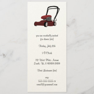 Lawnmower Invitation