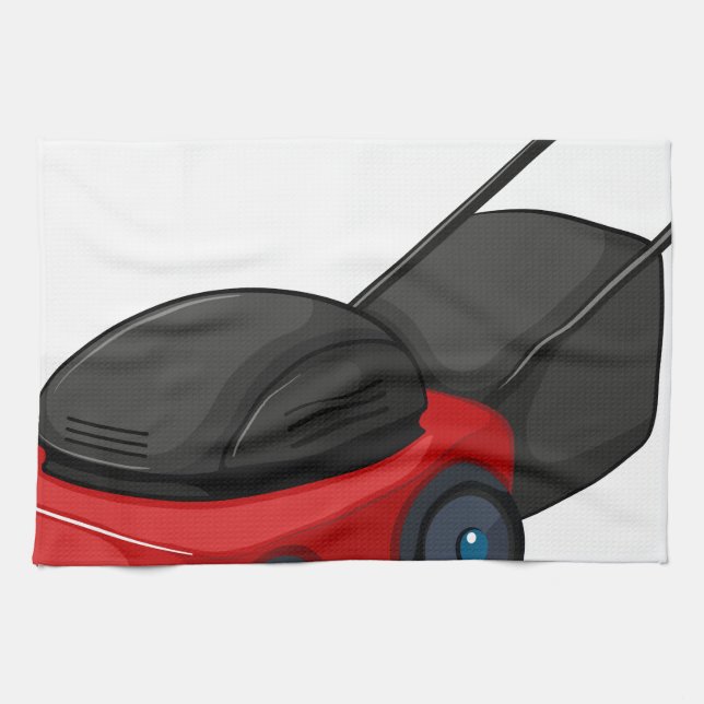 lawnmower kitchen towel (Horizontal)
