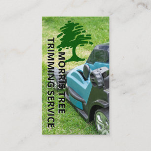 Lawnmower Landscaping Business Card