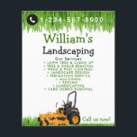 Lawnmower Mowing Cutting Services, Lawn Care Flyer<br><div class="desc">A modern flyer design for lawn care specialists. A minimalist personalized business flyer for lawn care,  gardening and landscaping businesses. A simple and professional way to introduce your business and to inform potential customers of your services. Personalize your details to create your own unique lawn care business flyer.</div>