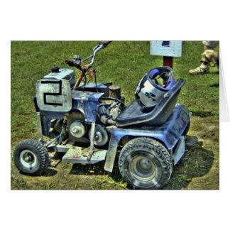 Lawnmower Racing Card #3 - Blank