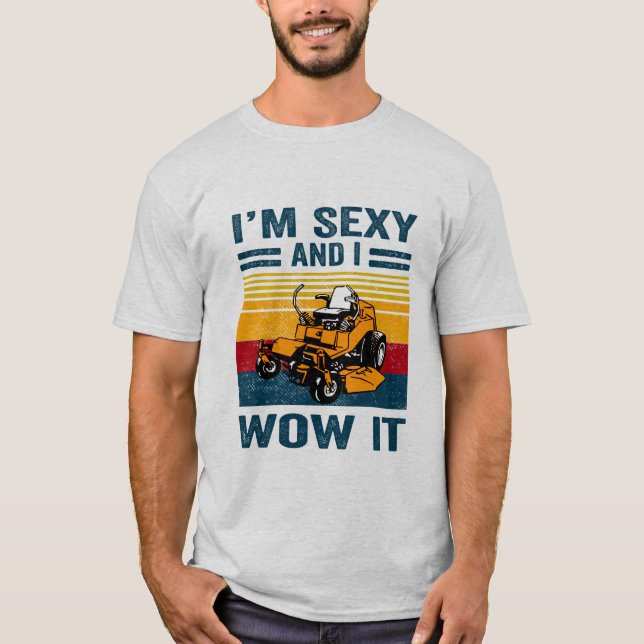 lawnmower t shirt (Front)