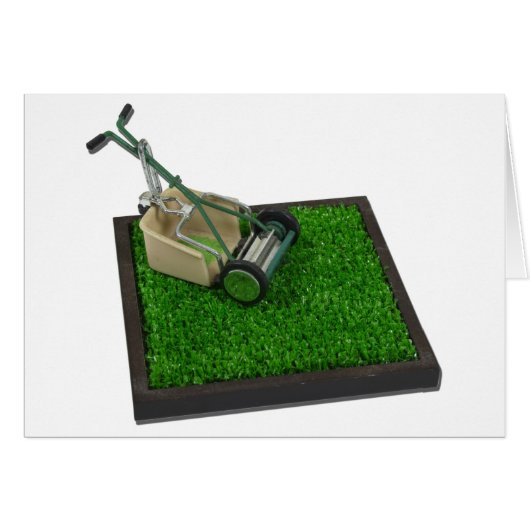 LawnmowerOnTheGrass100711 Cards (Front Horizontal)