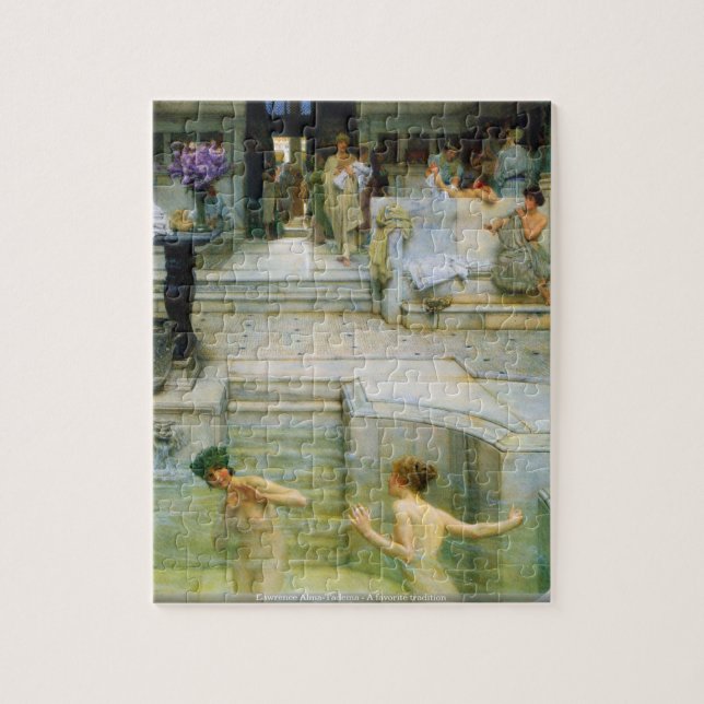 Lawrence Alma-Tadema - A favorite tradition puzzle (Vertical)