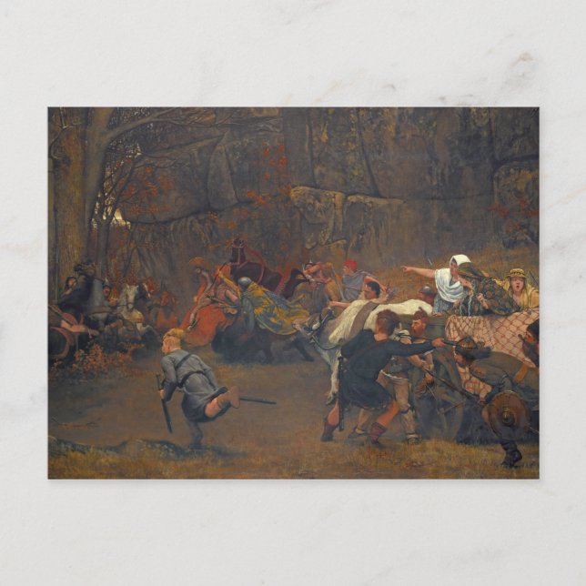 Lawrence Alma-Tadema - Gunthram Bose And His Postcard (Front)