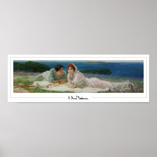 Lawrence Alma-Tadema Zedign Art Poster #226 (Front)