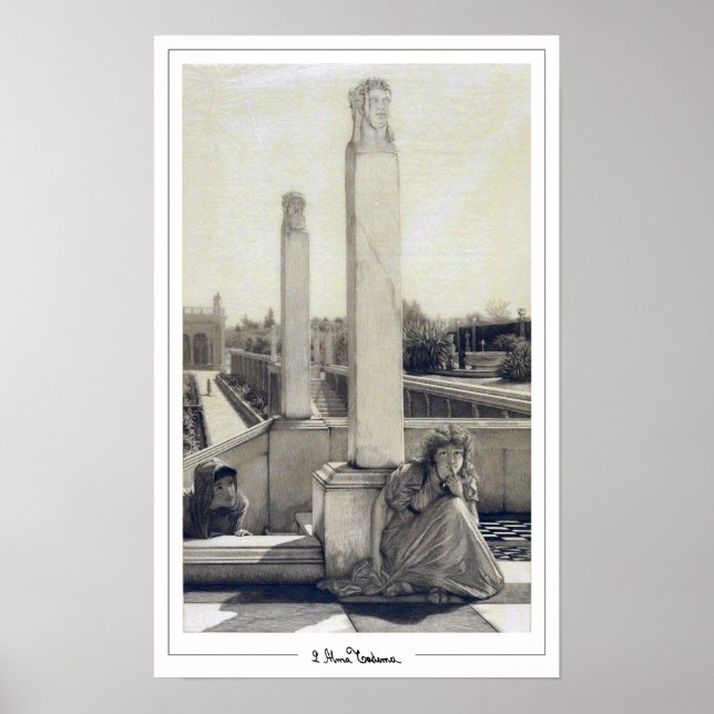 Lawrence Alma-Tadema Zedign Art Poster #317 (Front)