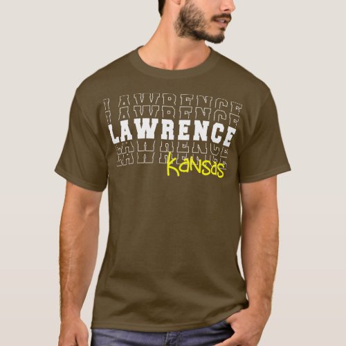 Lawrence city Kansas Lawrence KS T_Shirt