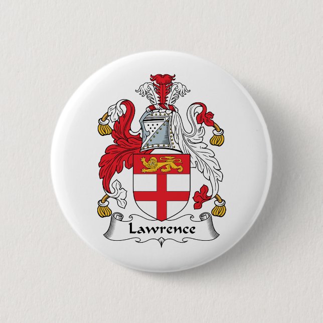 Lawrence Family Crest Button (Front)