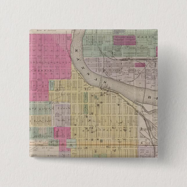 Lawrence, Kansas Button (Front)