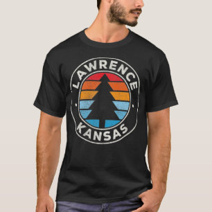 Lawrence Kansas KS Vintage Graphic Retro 70s T-Shirt
