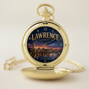 Lawrence Kansas Pocket Watch