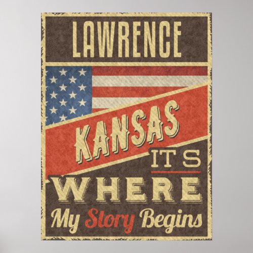 Lawrence Kansas Poster