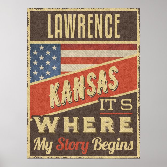 Lawrence Kansas Poster (Front)