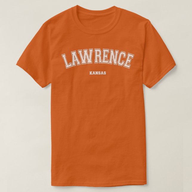 Lawrence Kansas T-Shirt (Design Front)