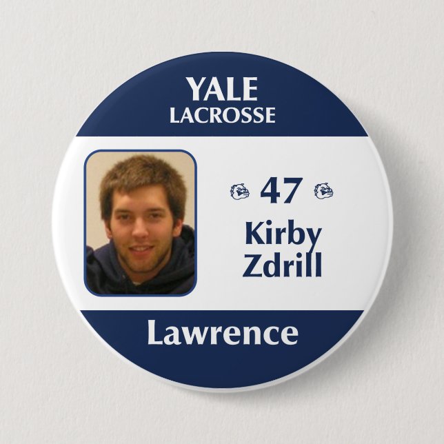 Lawrence - Kirby Zdrill Pinback Button (Front)