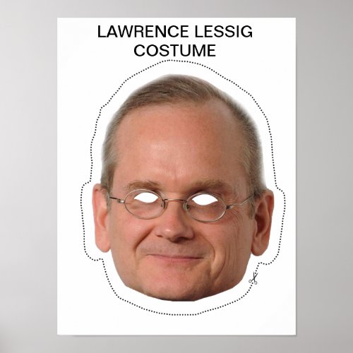 Lawrence Lessig Costume Poster