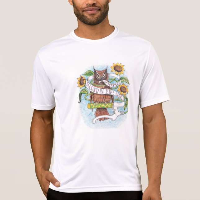 Lawrence Mountain Bike Club custom jersey design T-Shirt (Front)