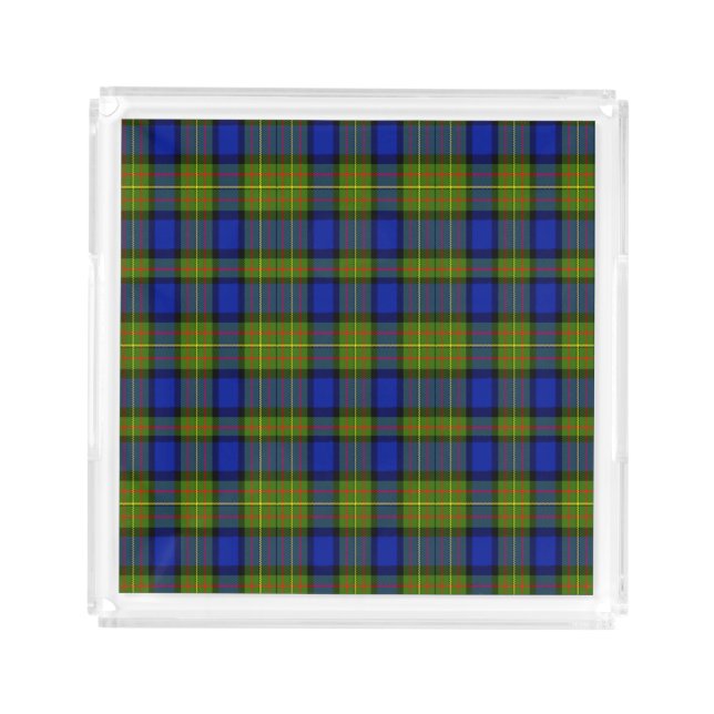 Lawrence Scottish Tartan Acrylic Tray (Front)