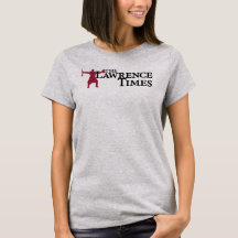 Lawrence Times femme gray T-shirt (front only)