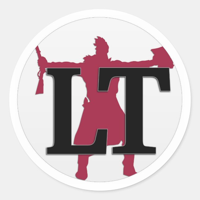 Lawrence Times little round stickers (Front)