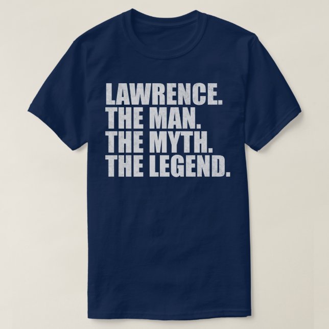 LawrenceLawrence Name Lawrence given name T-Shirt (Design Front)