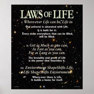 Laws of Life Poster