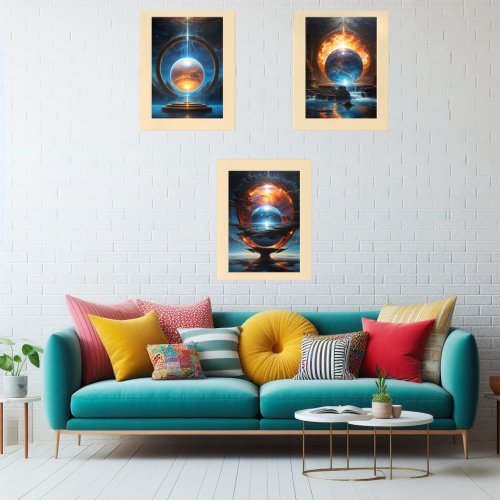 Laws of Physics  Reality Unravel Wall Art Sets