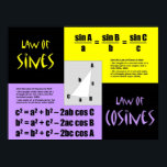 Laws of Sines and Cosines Poster<br><div class="desc">Put the Laws of Sines and Cosines on your classroom wall! Great for Precalculus and Trigonometry classes!</div>