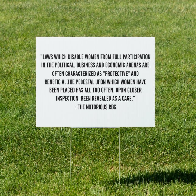 Laws which disabled woman from full participation sign (Insitu)