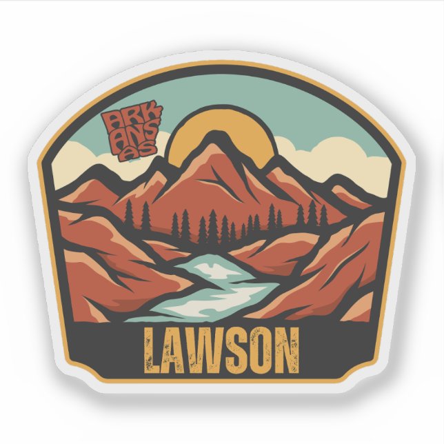 Lawson, Arkansas  Sticker (Front)