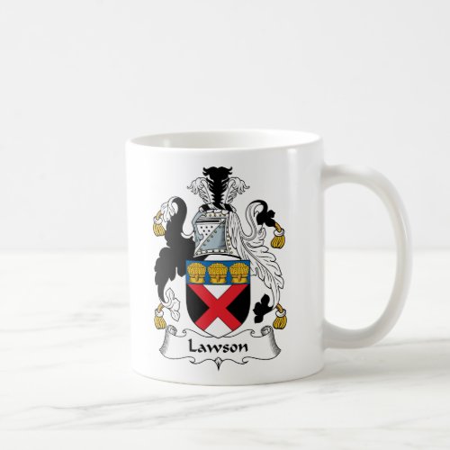 Lawson Family Crest Coffee Mug