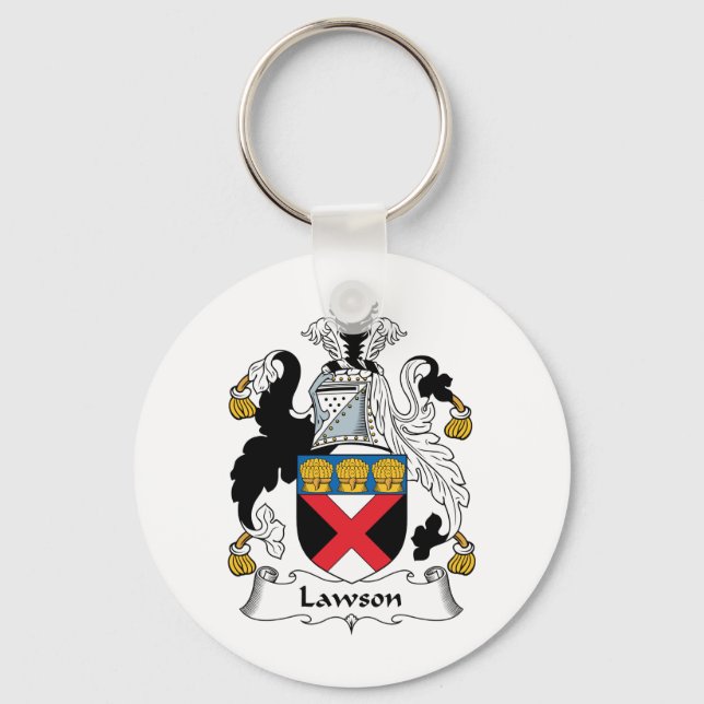 Lawson Family Crest Keychain (Front)
