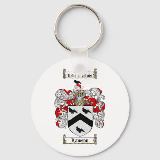 LAWSON FAMILY CREST -  LAWSON COAT OF ARMS KEYCHAIN
