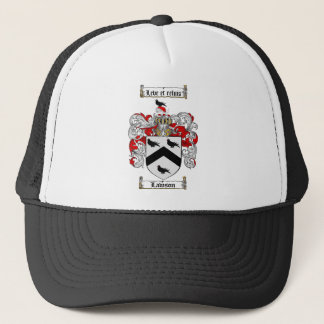 LAWSON FAMILY CREST - LAWSON COAT OF ARMS TRUCKER HAT