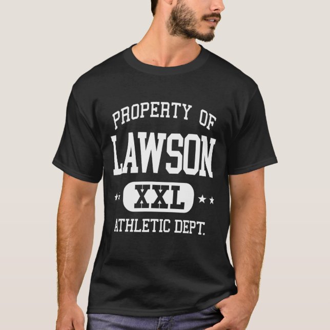 Lawson Retro Athletic Property Dept T-Shirt (Front)