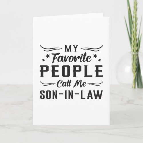 Lawsuit Proud Son In Law Father In Law Funny Gift Card